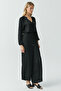 Women's Slim Satin Look Jumpsuit - 3