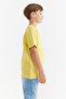 Men's Waffle Fabric T-Shirt with Letter Print Detail - 3