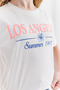 Girl's Embossed Print Detailed T-Shirt - 8