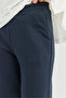 Women's Elastic Waist Front-Seam Sweat Bottoms - 6