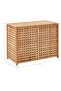 Laundry Bin 87.5x46x67 cm Solid Walnut Wood - 3
