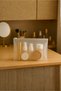 10 Pieces Transparent Frosted Zippered Makeup Bag – Cosmetic Organizer - Travel Type - 2