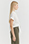 Women's Front Tie Detailed Shirt - 4