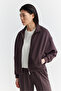Women's Soft Textured Sweat Top - 6