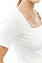 Square Collar Basic T-shirt - 8