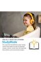 ONANOFF Play+ Wireless Bluetooth Volume-Limiting Kids Headphones - Sun Yellow - 3