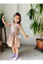 Angel Pattern Embroidered Girl's Dress