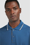 Men's Woven Cotton Lyocell Polo Shirt - 6