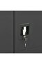 Locker Cabinet Anthracite 90x40x180 cm Steel - 7