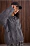 Alpaca Short Cardigan Anthracite - 4