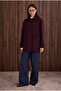 Basic Coat Burgundy - 3