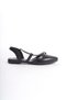 Hannah Elastic Orthopedic Comfortable Sole Stone Detailed Women's Ballerina Shoes Cst - Black - 6
