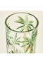 Palm Tree Embossed Highball Glass - 4