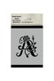 Stencil Letter Painting Template X049 Letter Height 15 cm