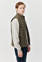 Men's Stand Collar Suede Vest - 3