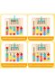 Color Matching Puzzle Toys, Montessori Brain Teasers Game for Kids Age 3, 4, 5, 6, 7 Years Old - 6