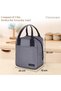 7L Insulated Lunch Bag Grey | Office Tiffin & Picnic Travel Bag for Men & Women - 2