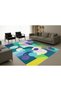 Mosso Face Themed Pattern Woven Base Vintage Decorative Carpet Mosso1555 - 3