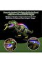 LED Light Up Remote Control Dinosaur Walking and Roaring Realistic T-Rex Dinosaur Toys - 6