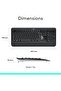 MK540 Advanced Wireless Keyboard & Mouse Combo, Arabic Layout - Black - 5