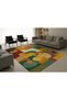 Mosso Figure Themed Pattern Woven Base Vintage Decorative Carpet Mosso1565 - 3