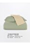 Chic 100% Cotton Ranforce Akay Green Yarn-Dyed Duvet Cover Set Single Size - 160X220 cm - 5