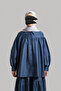 Aller Detailed Cotton Shirt - Grayish Blue - 3