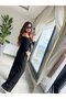 New Season Women's Long Sleeve One Shoulder Open Modal Blouse and Pants Set - 5