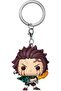 Pop! Keychain: DS - Tanjiro Kamado - (Sun Breathing) - Demon Slayer Novelty Keyring - 2