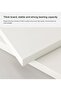 Living Room Modern Shelf Storage Cabinet Table - 6