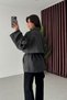 Women's New Season Premium Quality Trend Belted Short Melton Coat - 6
