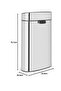 Touch Bin 40-45 L – Brilliant Steel, Soft-Kitchen Touch Lid bin , Removable Inner Bucket - 3