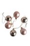 Christmas Ball Ornament Rosegold - Pink 4cm 6Pcs Matte-Glossy - 2
