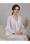 Premium Night Gown with intricate Lace Detailing - 4