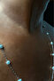 Shiny Stone Design Silver Steel Chain Necklace (with Bracelet Gift) |   Glorious Series - 5