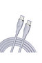 كابل موس سيريز USB-C إلى USB-C بطول 1.8 متر وقوة 100 واط - رمادي