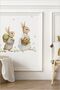Spring and Nature Themed Rabbit Family Wall Sticker - Children's Room Sticker - 4