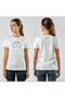 Crystal Stone Sonsuz Atatürk Printed - Printed Cotton Crew Neck T-Shirt Black-Siyah - White - Beyaz