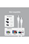 كابل موس من سلسلة USB-C إلى USB-C بطول 1 متر وقوة 60 واط - أبيض - 3