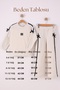 Girl's Ribbon Detailed Corded Fabric Fleece Set - 5