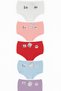 5-Piece Colorful High-Waisted Plain Cotton Women's Panties Set – Pure Comfort - 2