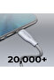 كابل نايلون من سلسلة Rugg من USB-C إلى USB-C بطول 1 متر وقوة 60 واط - رمادي - 3