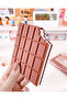 Chocolate Shaped Notebook – Design Notepad, Kawaii Agenda, Fun Gift, Spiral Cover Notepad - 3