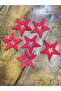 6 Pieces Felt Star Set Arma 8X8 cm White - 5