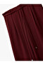 Buy Lace-Up Tied Pocket Straight Wide Leg Fabric Pants - 5
