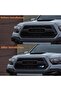 Tri-Color Grille Badge Emblem for Toyota FJ Cruiser/4Runner/Tundra/Sequoia/RAV4/Highlander (Blue & W - 2