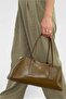 Viona Shiny Faux Leather Shoulder and Hand Bag - 7