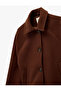 Long Sleeve Classic Collar Buttoned Pocket Detailed Jacket - 5