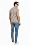 Performance Knit Men's Tee with Bold Stripe Detail. - 3