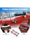 HIRUFAIT Car Exterior Door Handle Protector Cover for Toyota FJ Cruiser 2007-2021 (Carbon Fiber Patt - 5